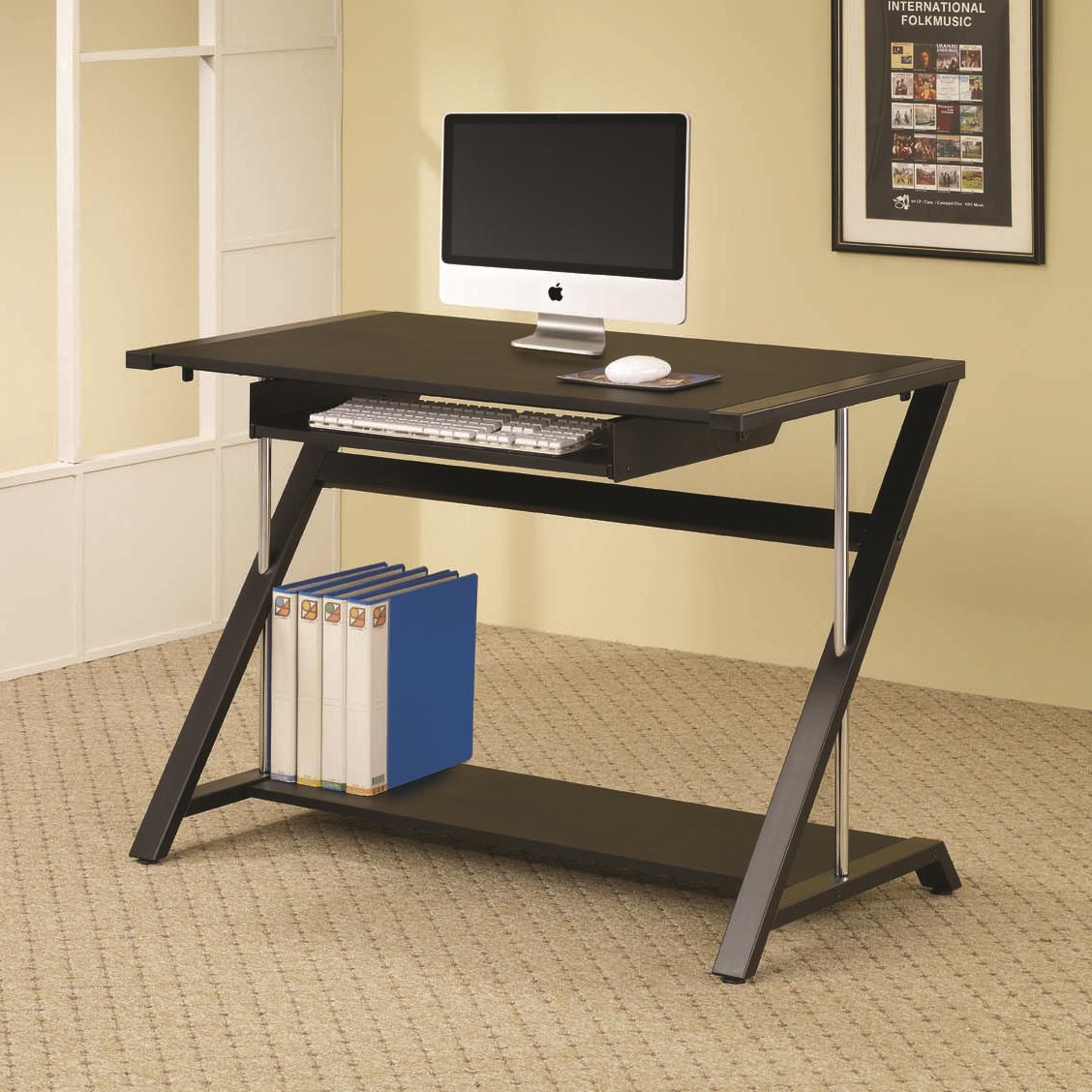 Computer desk with keyboard tray near me hot sale